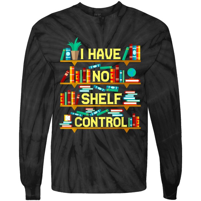 Funny Book Lover Book Club Group Reading Librarian Pun Tie-Dye Long Sleeve Shirt