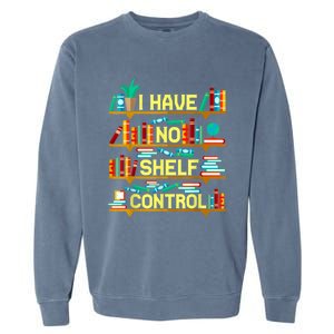 Funny Book Lover Book Club Group Reading Librarian Pun Garment-Dyed Sweatshirt