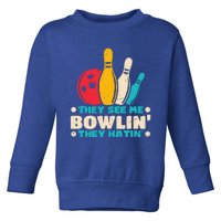 Funny Bowling Lover For Bowler Toddler Sweatshirt