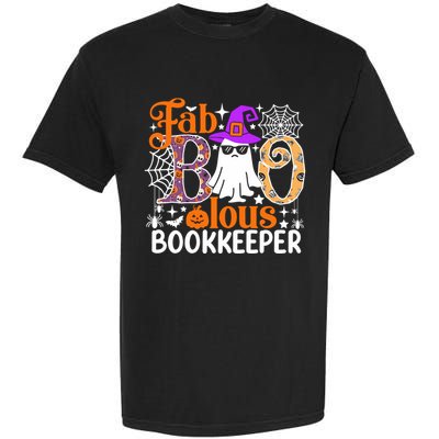 Fab Boo Lous Bookkeeper Funny Halloween Costume Garment-Dyed Heavyweight T-Shirt