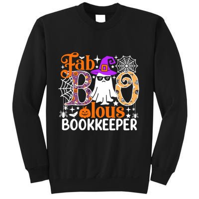 Fab Boo Lous Bookkeeper Funny Halloween Costume Sweatshirt