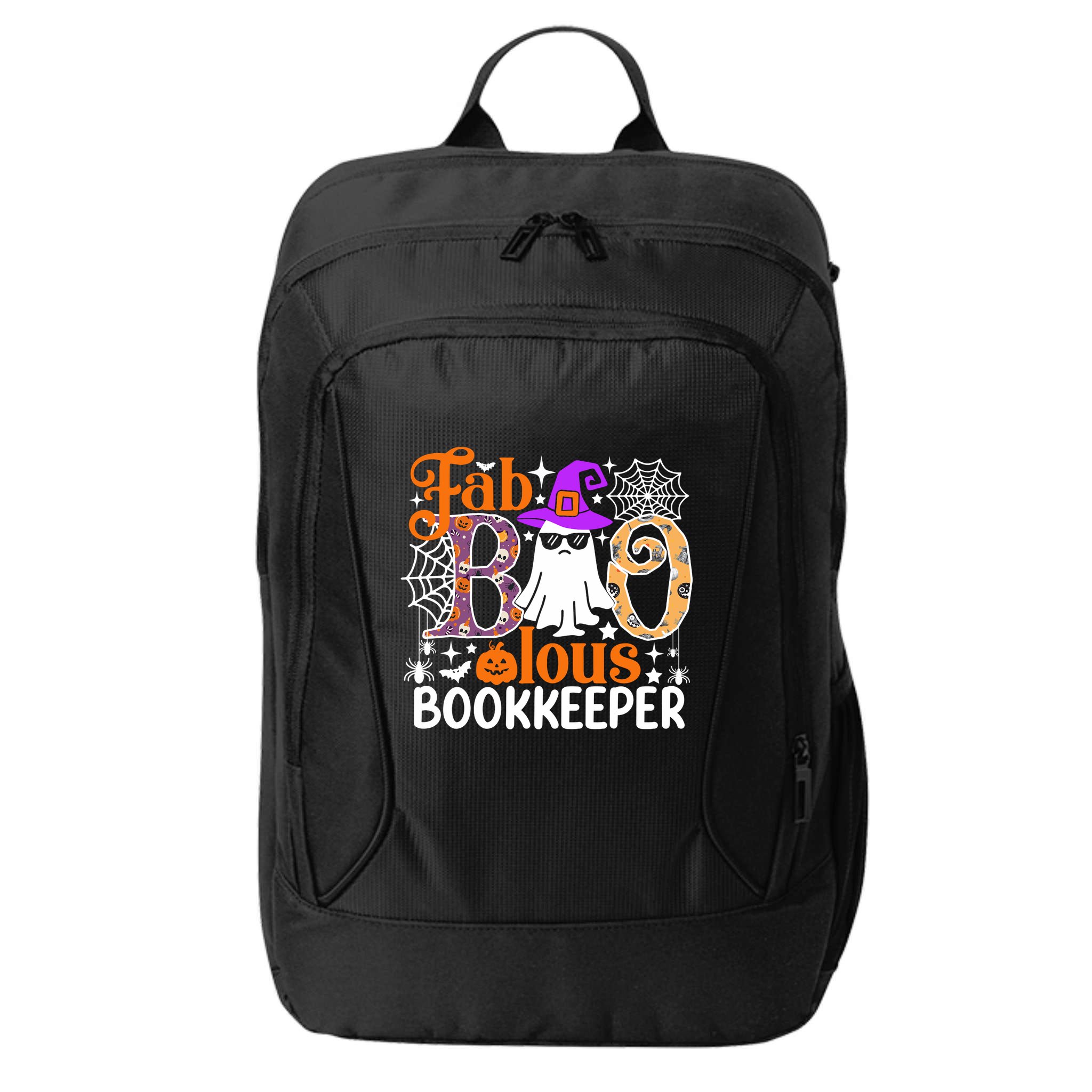 Fab Boo Lous Bookkeeper Funny Halloween Costume City Backpack