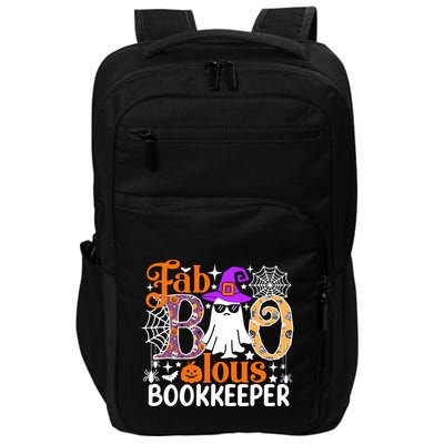Fab Boo Lous Bookkeeper Funny Halloween Costume Impact Tech Backpack