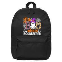 Fab Boo Lous Bookkeeper Funny Halloween Costume 16 in Basic Backpack