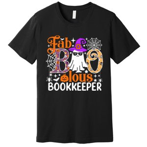 Fab Boo Lous Bookkeeper Funny Halloween Costume Premium T-Shirt