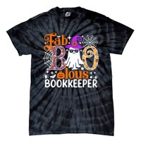 Fab Boo Lous Bookkeeper Funny Halloween Costume Tie-Dye T-Shirt