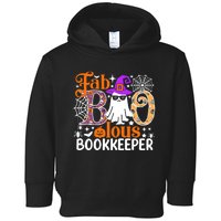 Fab Boo Lous Bookkeeper Funny Halloween Costume Toddler Hoodie