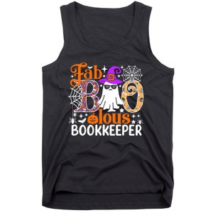 Fab Boo Lous Bookkeeper Funny Halloween Costume Tank Top