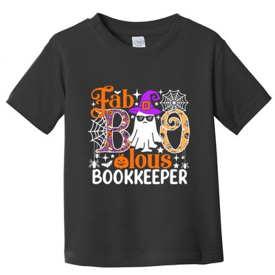 Fab Boo Lous Bookkeeper Funny Halloween Costume Toddler T-Shirt
