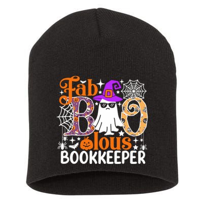 Fab Boo Lous Bookkeeper Funny Halloween Costume Short Acrylic Beanie