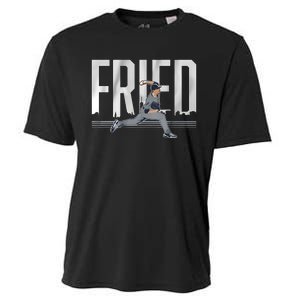 Fried Baseball Lover Max Fan Cooling Performance Crew T-Shirt