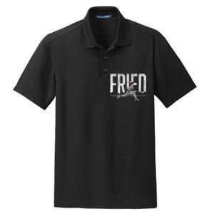 Fried Baseball Lover Max Fan Dry Zone Grid Polo