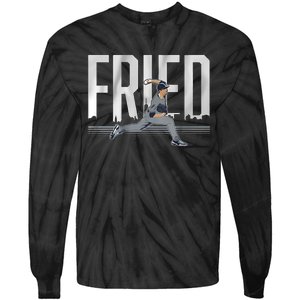 Fried Baseball Lover Max Fan Tie-Dye Long Sleeve Shirt