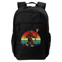 Funny Bigfoot Lacrosse Lax Sasquatch Lacrosse Team Player Backpack
