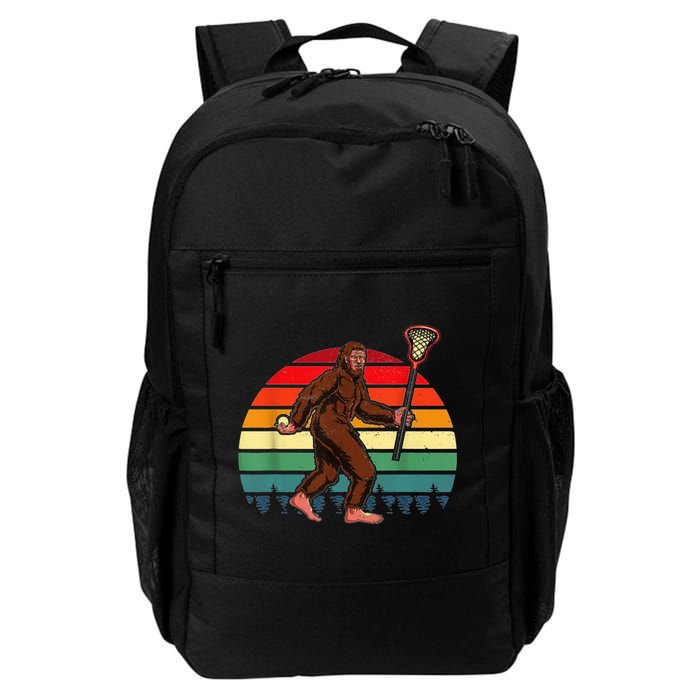 Funny Bigfoot Lacrosse Lax Sasquatch Lacrosse Team Player Backpack
