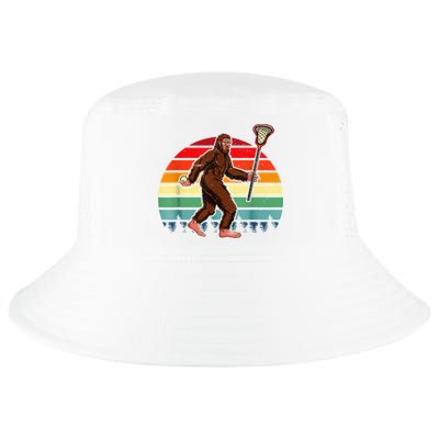 Funny Bigfoot Lacrosse Lax Sasquatch Lacrosse Team Player Cool Comfort Performance Bucket Hat