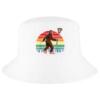 Funny Bigfoot Lacrosse Lax Sasquatch Lacrosse Team Player Cool Comfort Performance Bucket Hat
