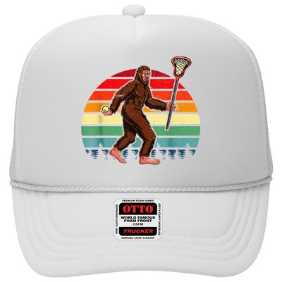Funny Bigfoot Lacrosse Lax Sasquatch Lacrosse Team Player Hat