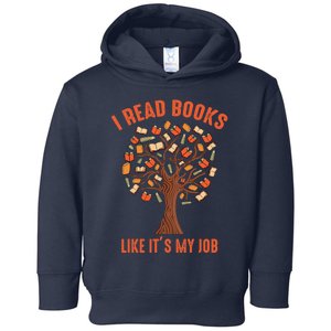 Funny Book Lover I Read Books Toddler Hoodie