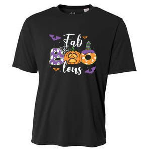 Fab Boo Lous Pumpkin Halloween Funny Pumpkin Gift Cooling Performance Crew T-Shirt