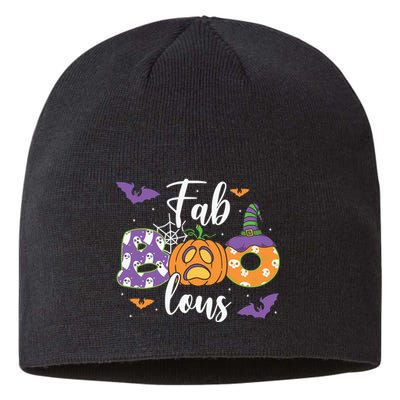 Fab Boo Lous Pumpkin Halloween Funny Pumpkin Gift Sustainable Beanie
