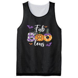 Fab Boo Lous Pumpkin Halloween Funny Pumpkin Gift Mesh Reversible Basketball Jersey Tank