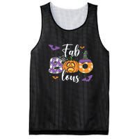 Fab Boo Lous Pumpkin Halloween Funny Pumpkin Gift Mesh Reversible Basketball Jersey Tank