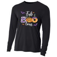 Fab Boo Lous Pumpkin Halloween Funny Pumpkin Gift Cooling Performance Long Sleeve Crew