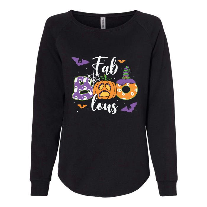 Fab Boo Lous Pumpkin Halloween Funny Pumpkin Gift Womens California Wash Sweatshirt