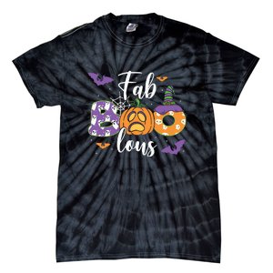 Fab Boo Lous Pumpkin Halloween Funny Pumpkin Gift Tie-Dye T-Shirt