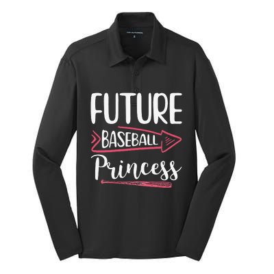 Funny Baseball Lover  Baseball Silk Touch Performance Long Sleeve Polo