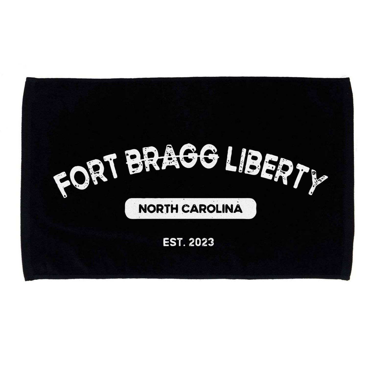 Fort Bragg Liberty North Carolina Vintage Design Microfiber Hand Towel