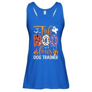 Fab Boo Lous Dog Trainer Ghost Pumpkin Halloween Dog Trainer Cute Gift Ladies Essential Flowy Tank