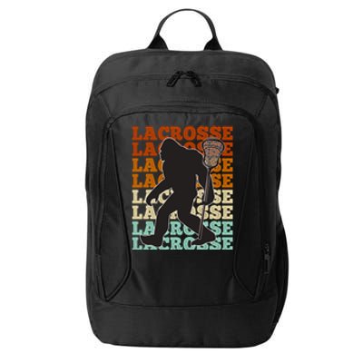 Funny Bigfoot Lacrosse Lax Sasquatch Lacrosse Team Player City Backpack