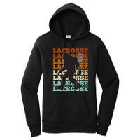 Funny Bigfoot Lacrosse Lax Sasquatch Lacrosse Team Player Women's Pullover Hoodie