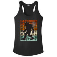 Funny Bigfoot Lacrosse Lax Sasquatch Lacrosse Team Player Ladies PosiCharge Competitor Racerback Tank