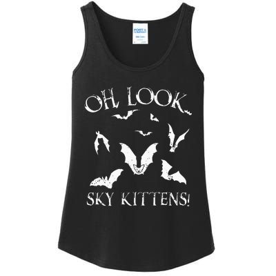 Funny Bat Lover Gift For Men Women Cool Sky Kittens Horror Ladies Essential Tank