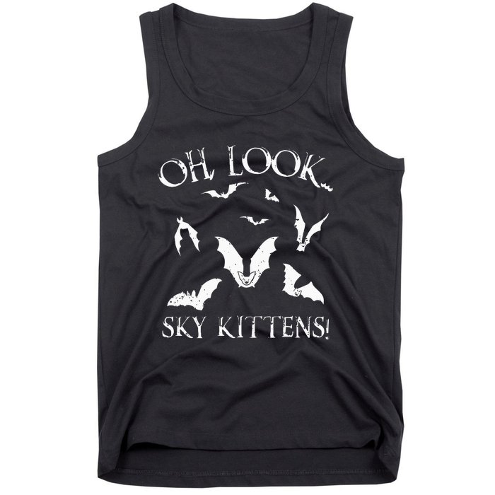 Funny Bat Lover Gift For Men Women Cool Sky Kittens Horror Tank Top