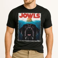 Funny Black Lab Jowls , Labrador Retriever Mom Top, Dad Cooling Performance Crew T-Shirt