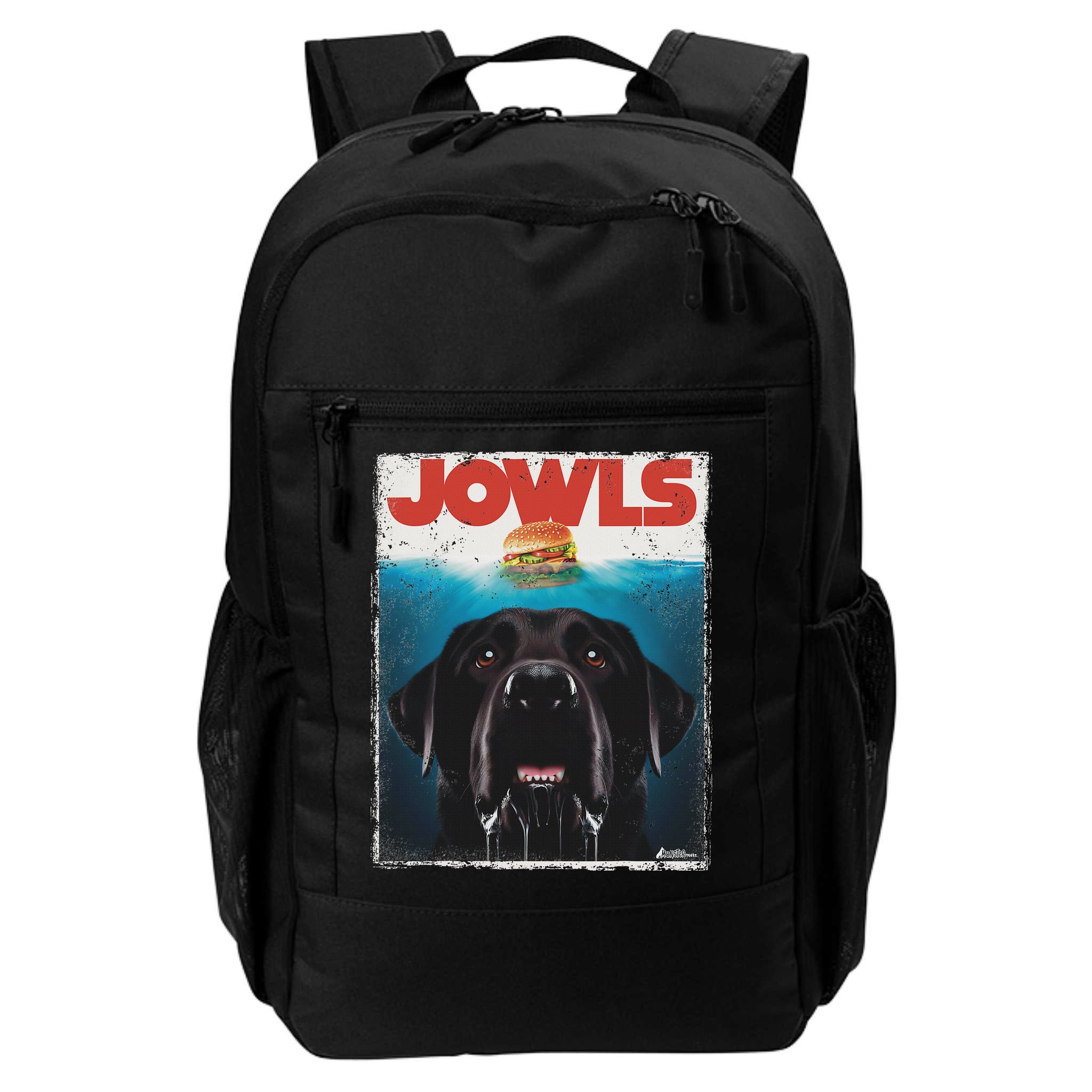 Funny Black Lab Jowls , Labrador Retriever Mom Top, Dad Backpack