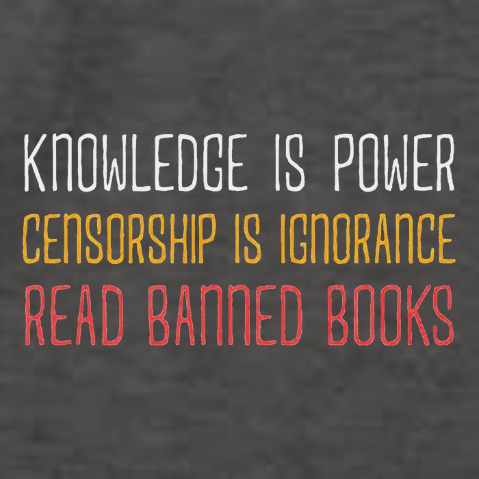 Funny Book Lover Gift Knowledge Is Power Censorship Is Ignorance Read Banned Boo Vector Backpack