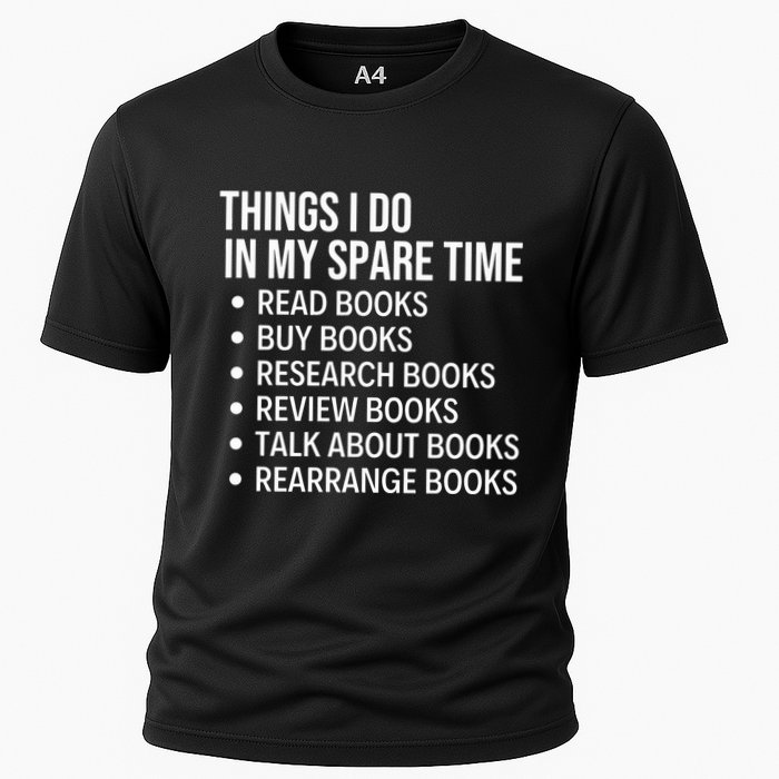 Funny Book Lover Bookish Reading Librarian Cooling Performance Crew T-Shirt