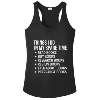Funny Book Lover Bookish Reading Librarian Ladies PosiCharge Competitor Racerback Tank