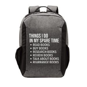 Funny Book Lover Bookish Reading Librarian Vector Backpack