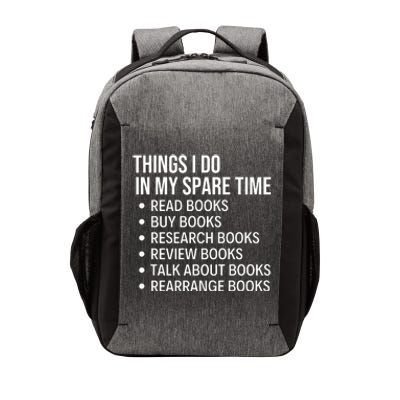 Funny Book Lover Bookish Reading Librarian Vector Backpack