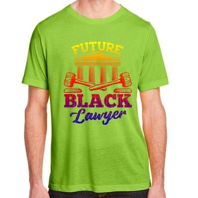 Future Black Lawyer Funny Attorney Law School Graphic Funny Gift Adult ChromaSoft Performance T-Shirt