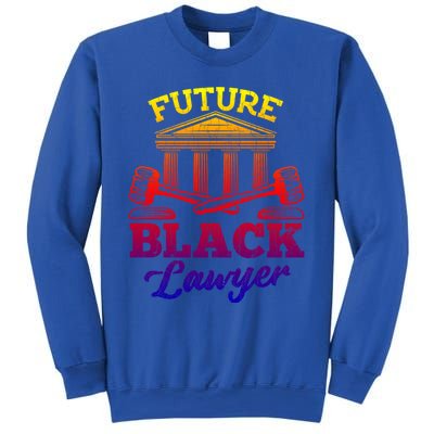 Future Black Lawyer Funny Attorney Law School Graphic Funny Gift Sweatshirt