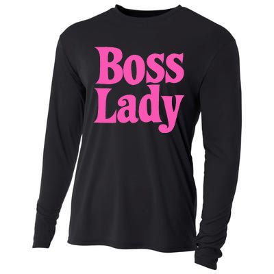 Funny Boss Lady Gift For  Cool Director Manager Cooling Performance Long Sleeve Crew