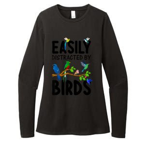 Funny Bird Lover Art For Women Ornithology Bird Watcher Womens CVC Long Sleeve Shirt