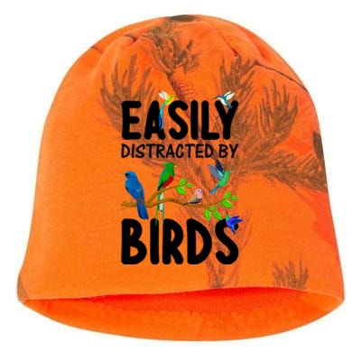 Funny Bird Lover Art For Women Ornithology Bird Watcher Kati - Camo Knit Beanie